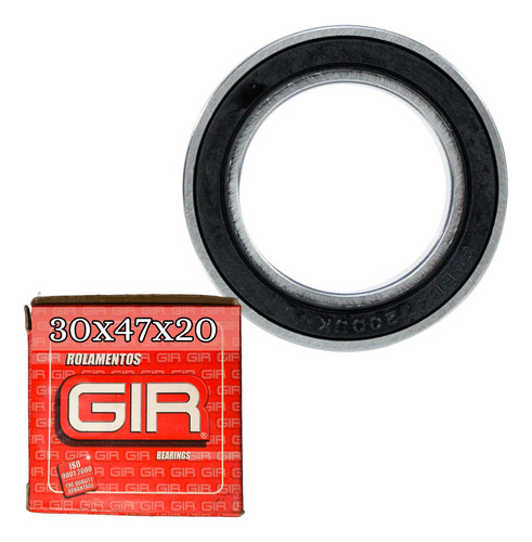 Rolamento 30x47x20 Compressor Ar Scroll Pequeno Palio Fire