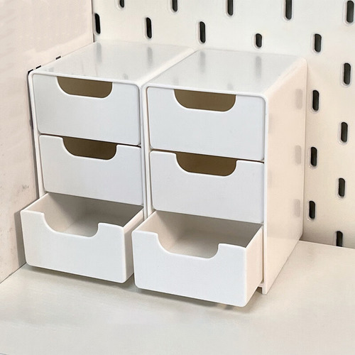 Un Organizador De Almacenamiento Con Cajones De Plástico Api