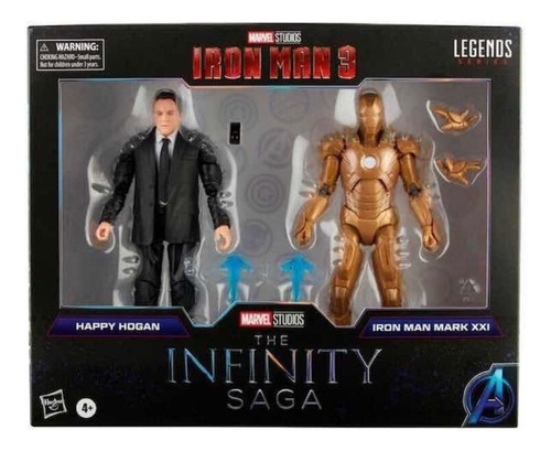 Happy Hogan Iron Man Mark Xxi Marvel Legends Infinity Saga 