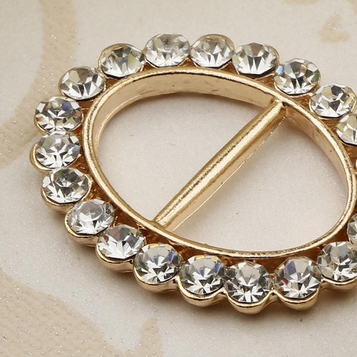 Oval Bufanda Hebilla Unisex Moda Bufanda Hebilla Anillos