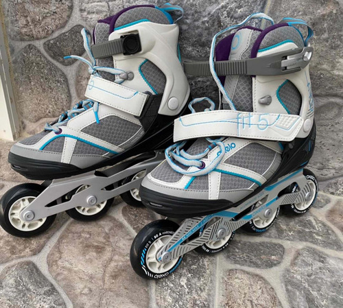 Imagen 3 de 10 de Patines Lineales De Dama Talla 38