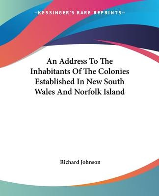 Libro An Address To The Inhabitants Of The Colonies Estab...