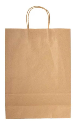 Imagen 7 de 10 de Bolsa De Papel Kraft 31,5 X 41 X 16 Cm (100 Unidades)