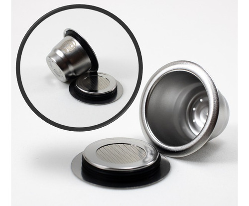 Cápsula Reutilizável P/ Nespresso Aco Inox Icafilas - 2 Unid