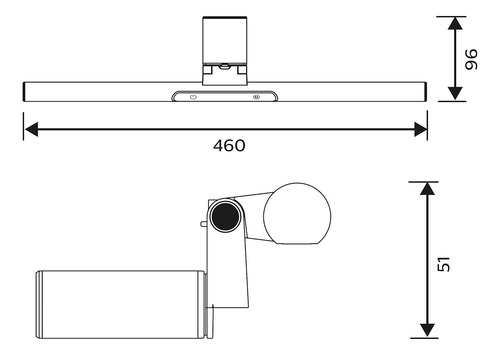 Philips - Lámpara De Monitor Tipo Flexo
