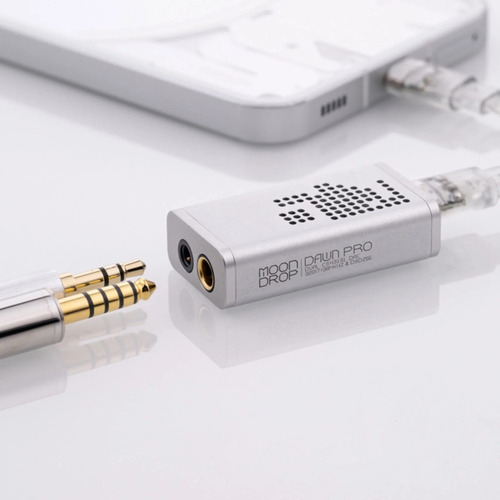 Amplificador / Dac De Fone De Ouvido Moondrop Dawn Pro Prateado 1 W