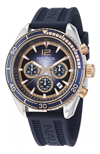 Reloj Para Hombre Nautica Key Biscane Napkbf301 Azul