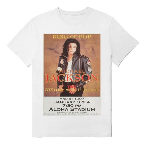 Polera 121 Michael Jackson Banda Poster Rock Grunge Metal 