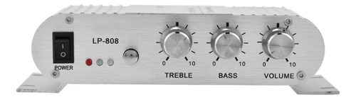 L Mini De 20 W 2 Canales Hifi Estéreo Bajo Auto Coche De