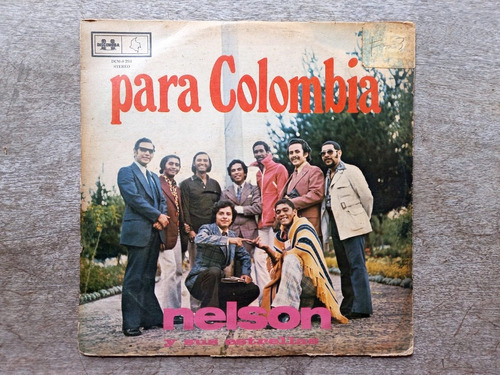 Disco Lp Nelson Y Sus Estrellas - Para Colombia (1974) R10