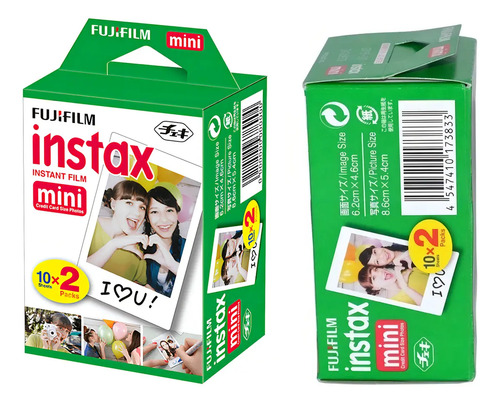 Filme Fujifilm Instax Mini 20 Fotos Para Câmeras Mini "Polaroid"