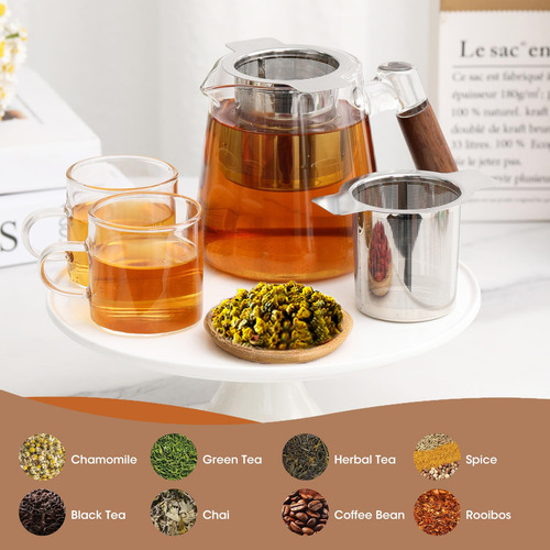 Colador De Té Malla Fina De Acero Inoxidable