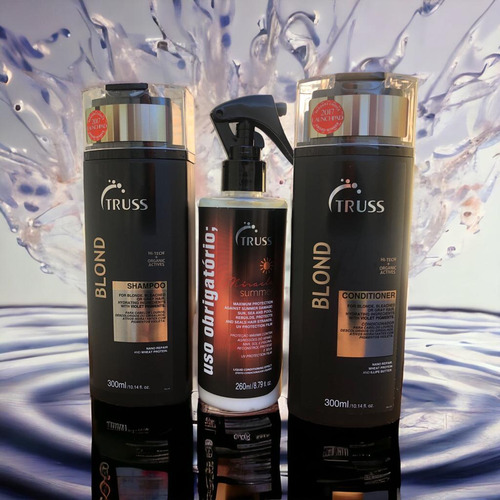 Blond Shampoo Condicionador 300ml Summer Miracle 260ml Truss