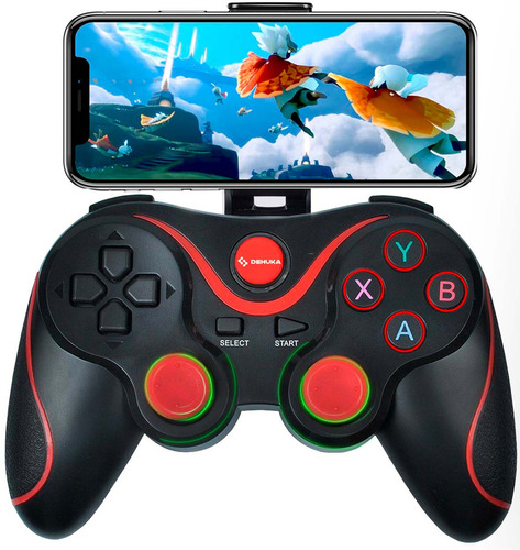 Joystick Dehuka X3 Android Gamepad Controller Negro Mando Control Compatible Celulares Android Dehuka