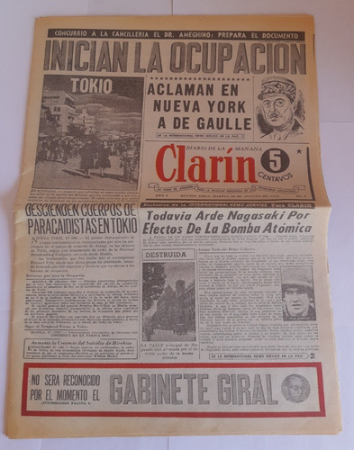 Diario Clarín Año 1 Nro. 1