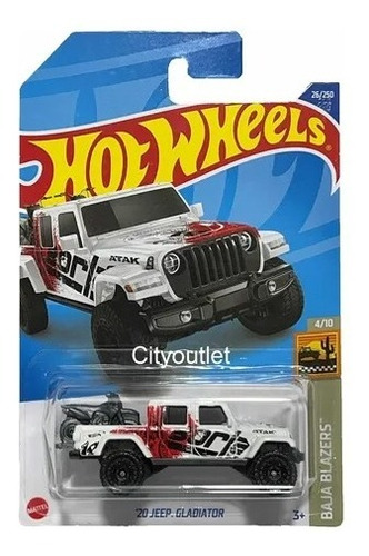 Hot Wheels 20 Jeep Gladiator Borla Hw Baja Blazers Año 2021