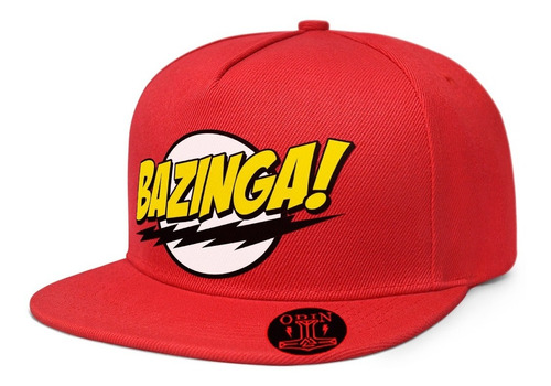 Gorra Plana Snapback The Big Bang Theory Bazinga 001