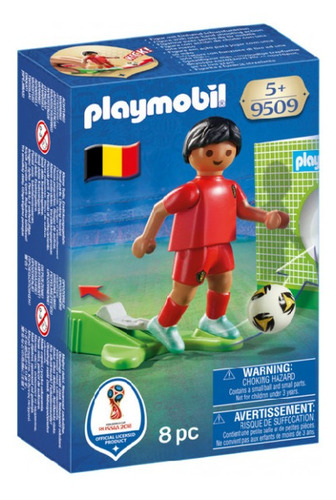 Playmobil 9509 Jugador De Fútbol Belgica Soccer Selección
