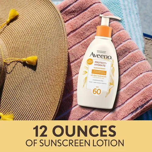 Aveeno Protect + Hydrate Sunscreen Loción Corporal Hidrat...