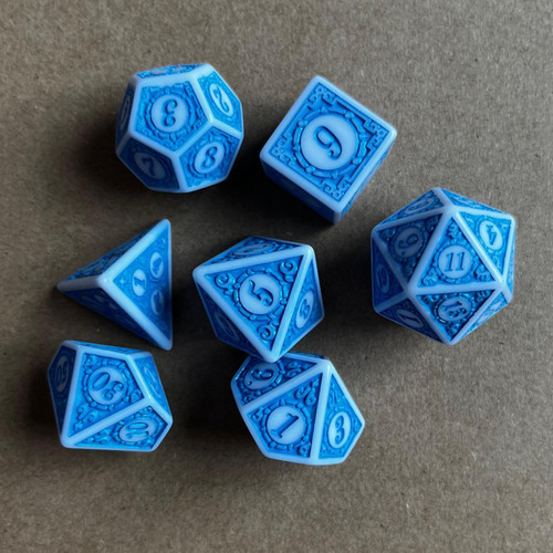 7 Uds Dados De Juego De Dados De Varios Lados For Juegos De