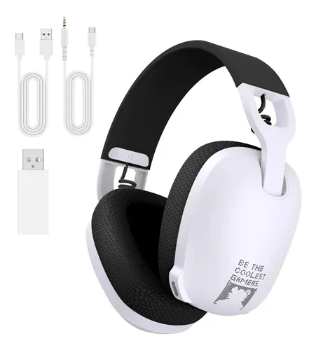 Headset Gamer Profissional Onikuma B2 Bluetooth P3 Preto e Branco