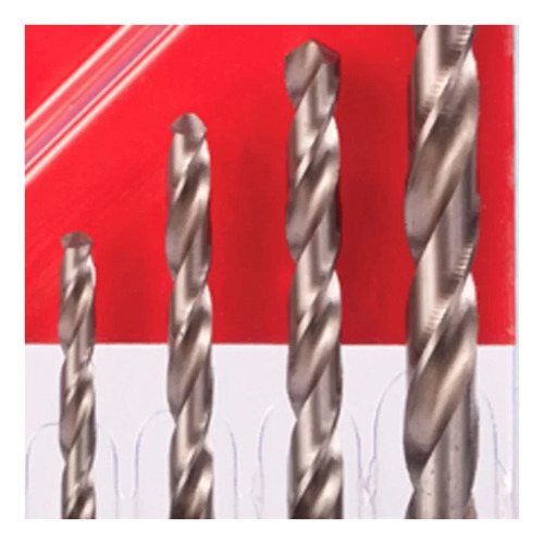 Jogo Brocas Hss 6 Peças 3 A 8mm Com Estojo Starrett