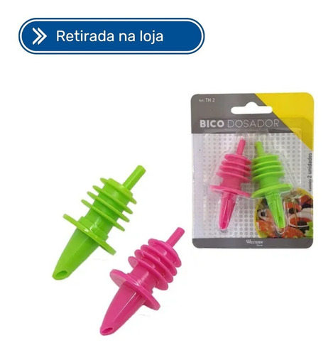 Bico Dosador De Plastico Com 2 Peças Western Th-2