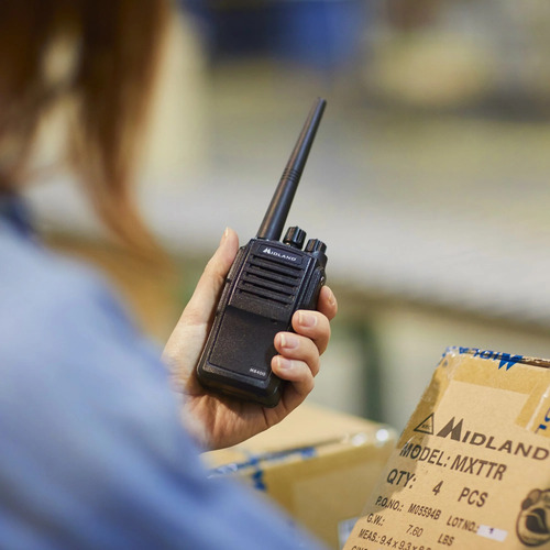 Radio 2 Vias Empresarial Walkie Talkie Midland Mb400 Negro