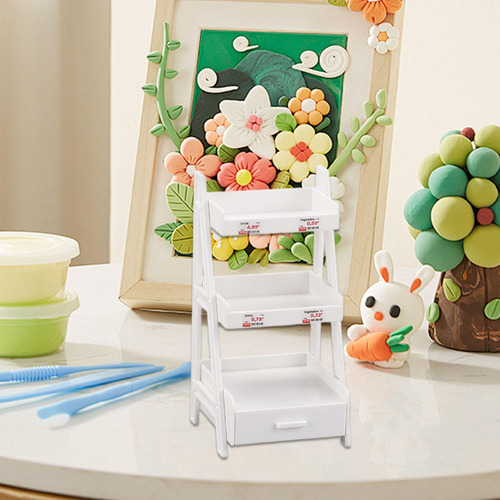 5 Soporte Para Plantas En Miniatura Con Cajón, Estante