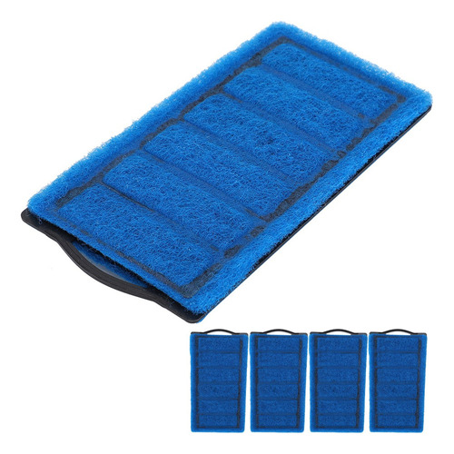 4pcs Cartuchos De Filtro Azul Acuario Tortuga Tanque Carbono