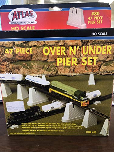 Juego Pier Set 47pc Juego Trenes Ho Scale Atlas