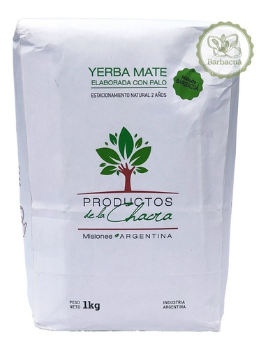 Yerba Mate Productos De La Chacra 1 Kg