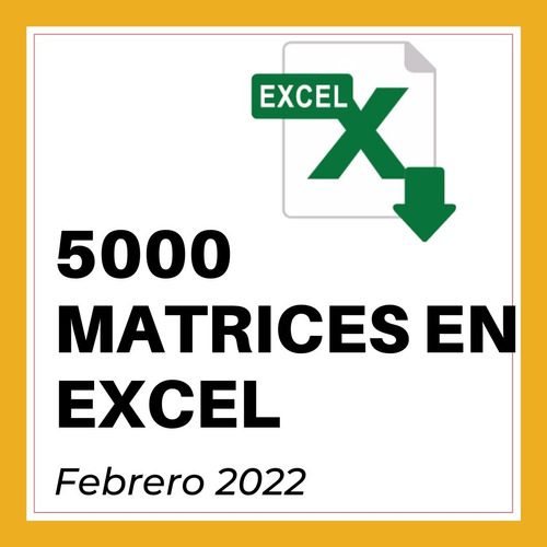  Matrices Análisis Precios Unitarios  Excel Febrero 2022