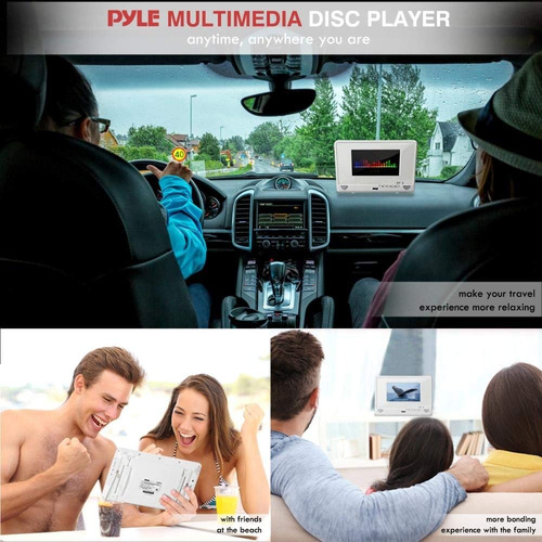 Imagen 6 de 6 de Pyle 7rdquo Waterproof Rated Dvd Player[portable Water