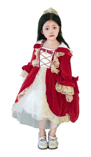 Vestido De Princesa Lolita Para Niños De Caperucita Roja