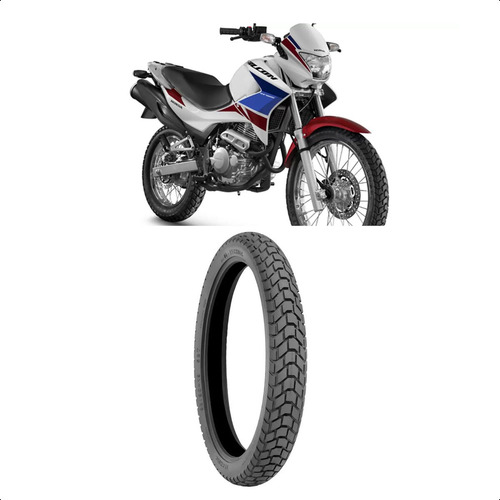Pneu Dianteiro Com Câmara 54s 90/90-21 Xre 300 T&c Technic