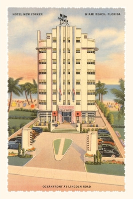 Libro Vintage Journal Hotel New Yorker, Miami Beach, Flor...