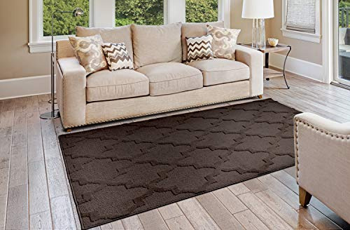 Alfombra De Área Enrejada 1,52 M X 2,13 M Mocha