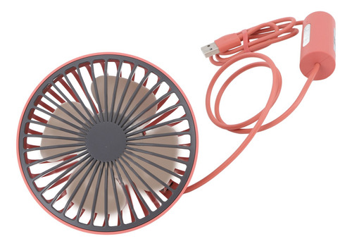 Ventilador De Coche Led Con Clip De Ventilación, 3 Velocidad