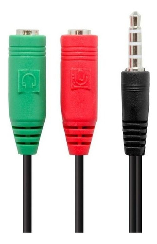 Cable Adaptador Miniplug Macho A 2 Miniplug Hembra Ps4 Audio