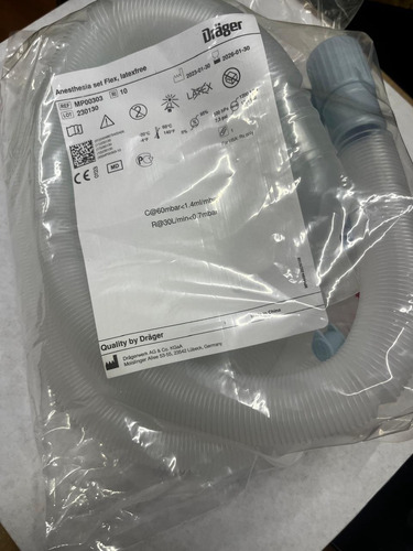 Manguera De Anesthesia Setflex Latex Free Dräger 0123