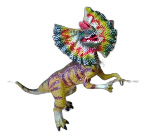 Dilophosaurus Dinosaurio 45cm Juguete Sonido Envio Gratis