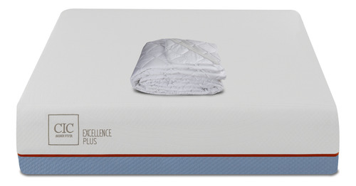 Colchón 1.5 Plazas Cic Excellence Plus + Cubrecolchón Blanco