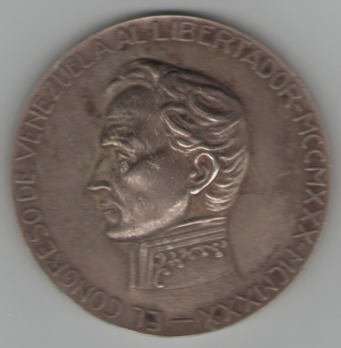Medalla De Bolívar Por El Congreso De La República
