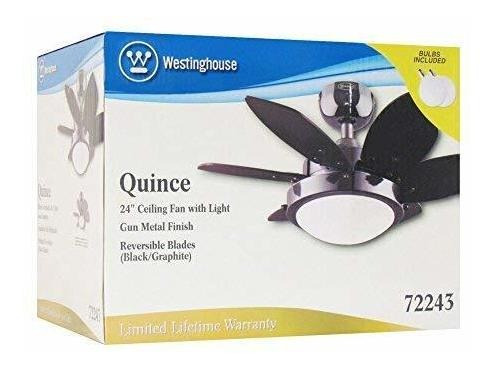 Ventilador Westinghouse Quince Techo Doble Luz