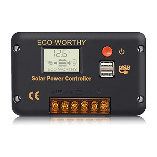 Controlador De Carga Solar De 30a Panel Solar Batería,...