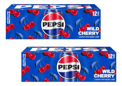 Pack 24 Refresco Pepsi Wild Cherry 355ml C/u