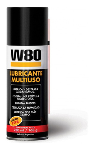 Lubricante Multi Uso Con Ptfe Teflon W80 X 250 Ml (500000)