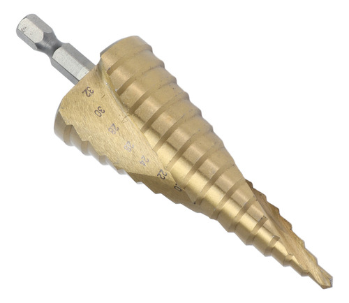 Broca Escalonada Step Bit Fast Change Hss Ti Coated Spiral