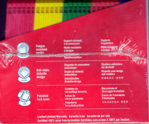 Disquetes A Granel Imation 3 1/2 , Formato Ibm, Ds/hd,